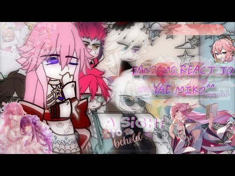 Видео: Fandoms reaction to each other l Eng/Rus l Yae Miko | SET THE SPEED 2Х