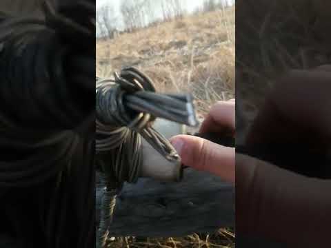 Видео: демонтированные 2 опоры с лэп 0,4 кв