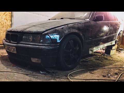 Видео: Друге життя для BMW E36, Частина 2: Переварка порогів,Зварка днища,заміна піддомкратників