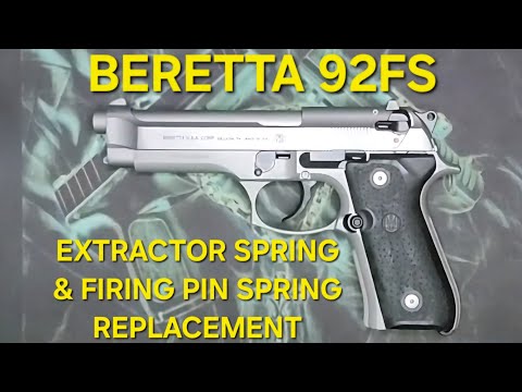 Видео: Замена пружины экстрактора и ударника Beretta 92FS