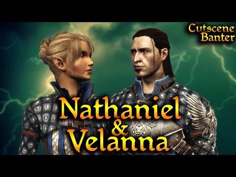 Видео: Шутки Натаниэля и Веланны в заставке | Dragon Age: Origins - Awakening