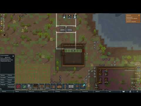 Видео: построили ветрогенератор (RimWorld)