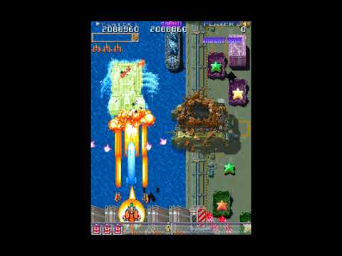 Видео: прохождение DonPachi (ARCADE)