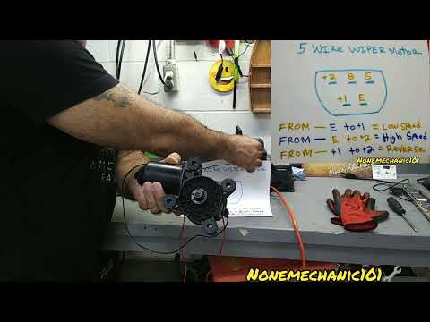 Видео: Электродвигатель стеклоочистителя: как проверить работоспособность 5-проводного электродвигателя ...