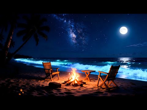 Видео: Расслабляющее природное пространство для сна 🌙🌊 Нежные океанские волны для глубокого отдыха и исце