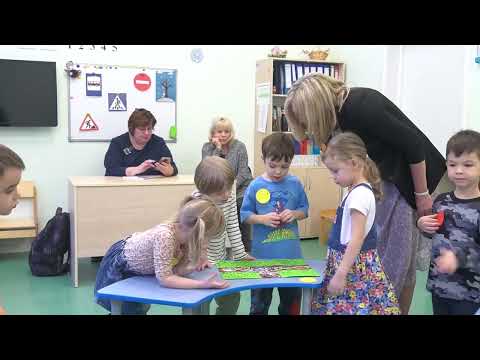 Видео: Открытое занятие по ПДД -   ДС МВЛ 5 гр