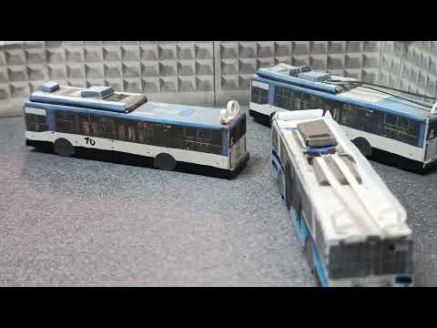 Видео: Обновление троллейбусов в Вигинске. 