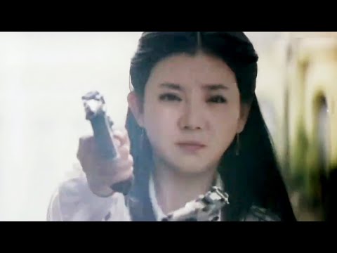 Видео: Героиня с двумя пистолетами сражается с японской армией.