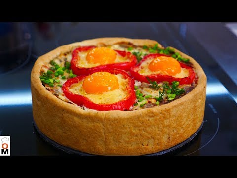 Видео: Закусочный Мясной Пирог | Очень Красиво и Просто | Ольга Матвей