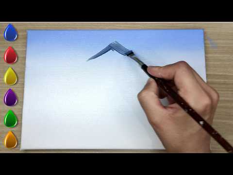 Видео: Легко нарисуйте удивительную гору - Акриловая живопись для начинающих