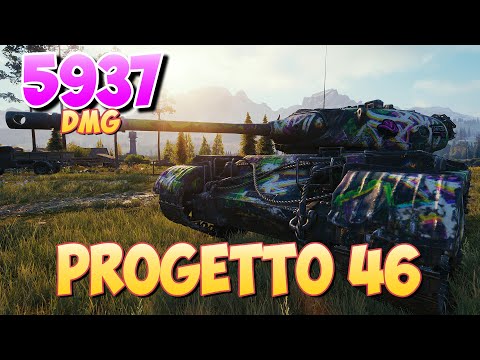 Видео: Progetto 46 - 7 Фрагов 5.9K Урона • Безумное возвращение! • Мир Танков