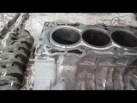 Видео: полная сборка двс 23a honda в деталях