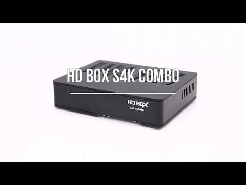 Видео: Комбинированный ресивер HD BOX S4K Combo