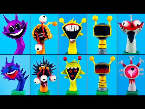Видео: СПРУНКИ ФАЗА 5 Лепим фигурки из пластилина 🎵 Sprunki Phase 5 Лепка ОК часть 1