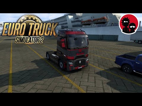 Видео: Renault EVOLUTION перевозка лоцманского судна. ETS 2! (осенний Euro Truck Simulator 2)