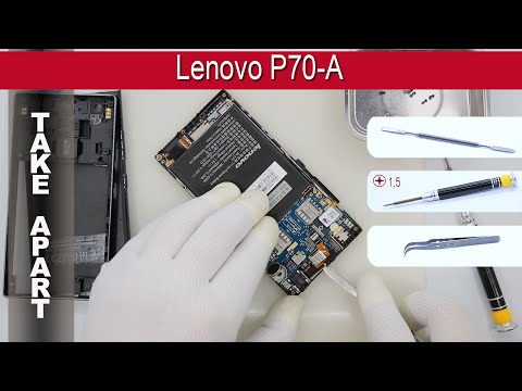 Видео: Как разобрать 📱 Lenovo P70 -A Разборка и ремонт