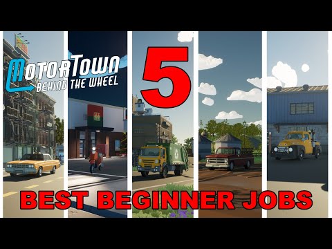 Видео: Motor Town: лучшие вакансии для новых игроков + полезная информация