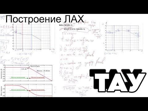 Видео: Построение ЛАХ на полулогарифмической системе координат. ТАУ