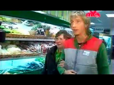 Видео: Алексей Гоман в роли продавца, 2006 г.