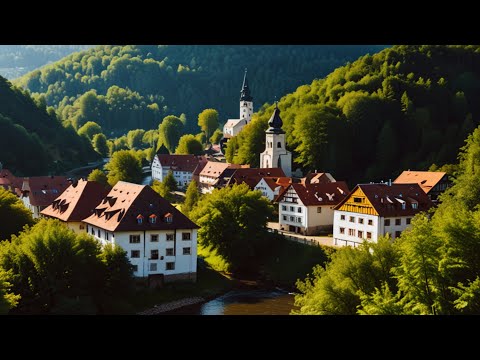 Видео: Хеппенсхайм, Германия!Красивый средневековый город на западе Германии!