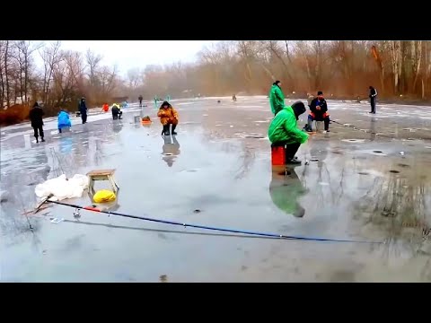 Видео: ТУТ КАРАСЯ ЯК ГРЯЗІ. Зимова рибалка на карася з криги