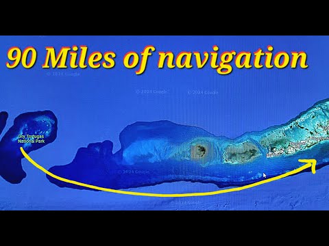 Видео: Плавание на одном двигателе из Драй-Тортугас в Баия-Хонда на 21-местном плавучем доме Crooked Pilot