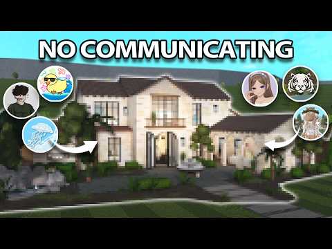 Видео: СТРОИМ ДОМ В БЛОКСБУРГЕ, НО МЫ НЕ МОЖЕМ ОБЩАТЬСЯ