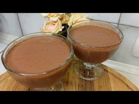 Видео: Шоколадне желе з ряжанки! Дуже смачний шоколадний десерт!