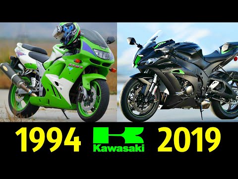 Видео: 💚 Kawasaki ZX-10R - Все Модели по Годам 👍!