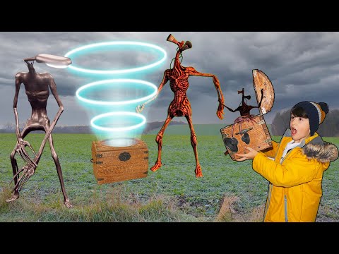 Видео: Сиреноголовый гонится за нами в реальной жизни! Фильм Siren head ВСЕ СЕРИИ ПОДРЯД