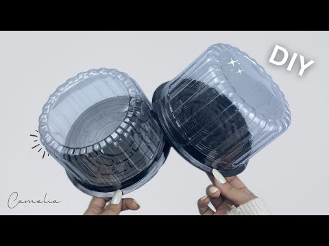 Видео: Не выбрасывайте контейнеры для тортов! Посмотрите, что из них можно сделать | Идея Поделки