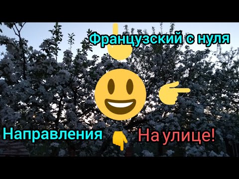 Видео: На улице, в городе. Направления движения: налево, направо. Французский язык.