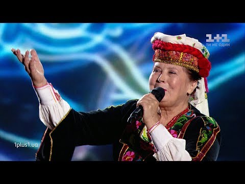 Видео: Лидия Федоровна Горошко – "Я козачка твоя" – выбор вслепую – Голос страны 9 сезон