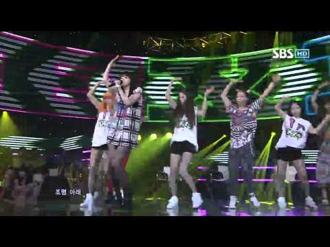 Видео: EXID [I Feel Good] @SBS Inkigayo Популярная песня 20120819