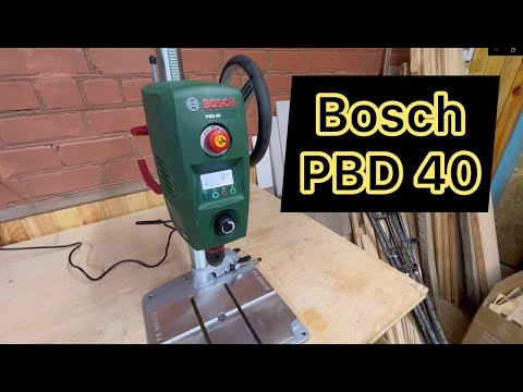 Видео: Сверлильный станок Bosch PBD 40/Распаковка/Обзор/Комплектация/Проверка в работе/Он правда так хорош?