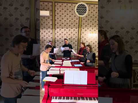 Видео: С. Левин „Die Schöpfung“из «Три афоризма И. Канта» для ансамбля a capella.Репетиция КАНТus firmus 