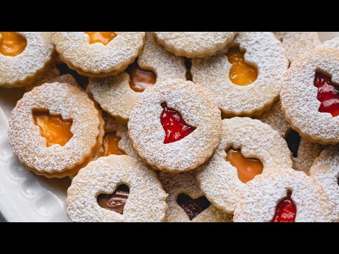 Видео: классическое печенье Линцер