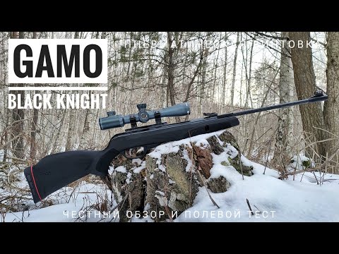 Видео: Gamo Black Knight IGT mach1. Пневматическая винтовка магнум класса. Обзор и полевой тест.