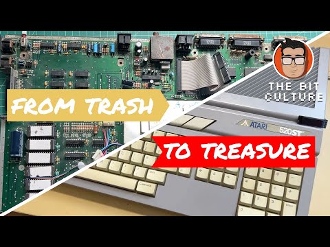 Видео: Возвращение Atari STFM к жизни из запасных частей