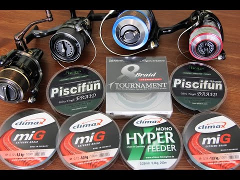 Видео: Плетенка для фидера. Какую выбрать?!