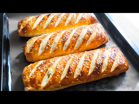 Видео: Этот рецепт покорит Вас! Слоеный рулет с начинкой!