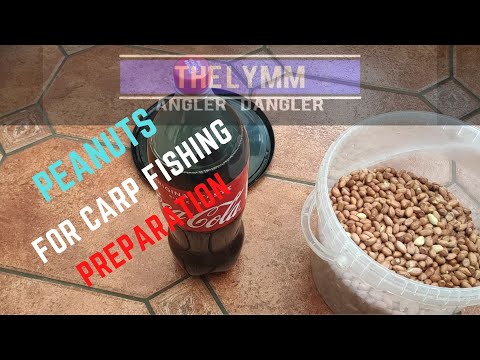 Видео: Арахис для приготовления наживки для карпа с использованием Coca Cola/German Rig