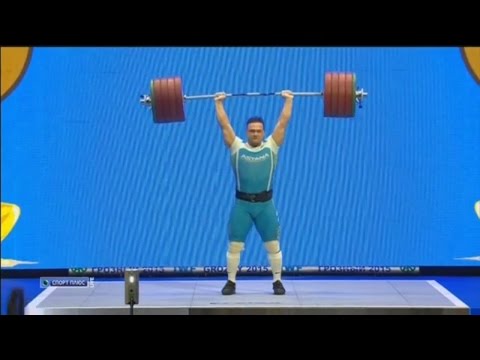 Видео: Кубок Президента РФ - 2015. Тяжелая атлетика. Мужчины до 105 кг