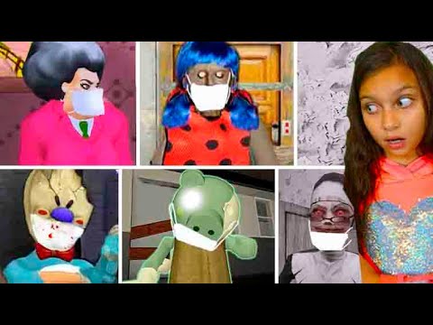 Видео: СЕКРЕТЫ Мороженщик 4 vs Пигги 8 vs Мисс ти КАРАНТИН / Ice Scream 3 vs Piggy с Валеришка и БАЛДИ