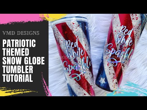 Видео: АКРИЛОВЫЙ СНЕЖНЫЙ ШАР С ПАТРИОТИЧЕСКОЙ ТЕМАТИКОЙ: Создайте дизайн снежного шара, идеально подходя...