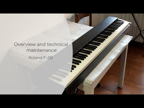 Видео: Обзор и техническое обслуживание цифрового пианино Roland F-20