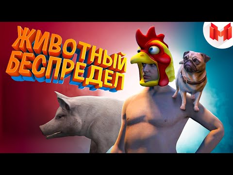 Видео: GTA 5 Roleplay - Животный беспредел