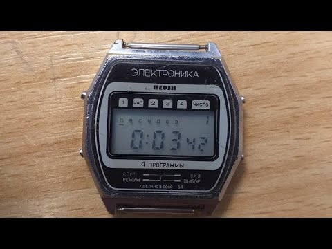 Видео: Часы электроника 54 сделано в СССР