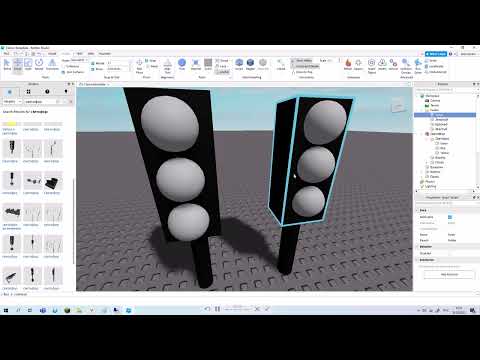 Видео: КАК СДЕЛАТЬ СВЕТОФОР В ROBLOX STUDIO?