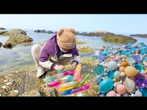 Видео: Чистые пляжи, мечта о путешествии в поисках кристаллов и агатов. Морской агат и морской кристалл